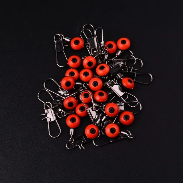 20pcs Fishing Line Hook Swivels Shank Clip Connector Interlock Snap Sea Space Beans Lure Fishing Hooks Connector Pesca Tackle 5