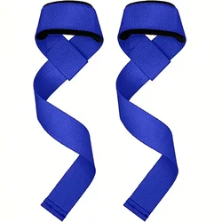 Enhanced Weightlifting Wrist Straps - Adjustable Non - Slip Grip & Wrist Support - S (BLUE)