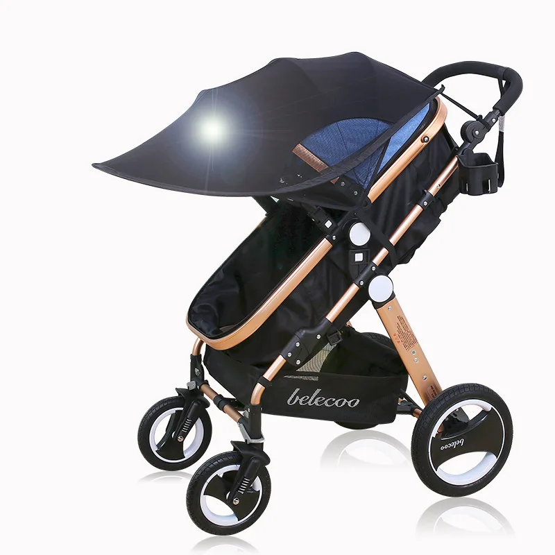 Baby stroller awning anti-ultraviolet shading canopy children's car wind and rain cover sun protection universal accessories stroller accessories for baby boy	