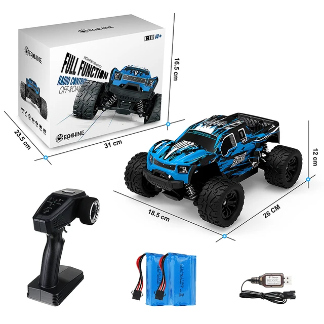 Eachine EC08 1:16 Big Size 40km/h RC Truck 4WD Strong Durability Racing Car Remote Control Car Toy Kids Gift Machine Vehicles