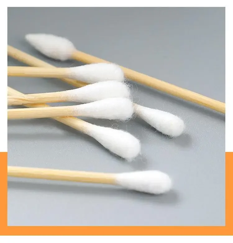 Multi-Purpose Disposable Cotton Swabs For Makeup Removal and Ear Cleaning
