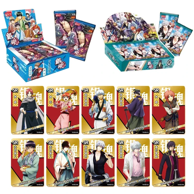 

GINTAMA Collection Cards Box Booster Pack Anime Lene Donell Osgar TCG Game Playing Game Cards