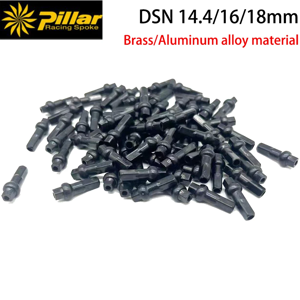PillarDSNBicycleNipples14G144mm16mm18mmBrassAluminumalloy