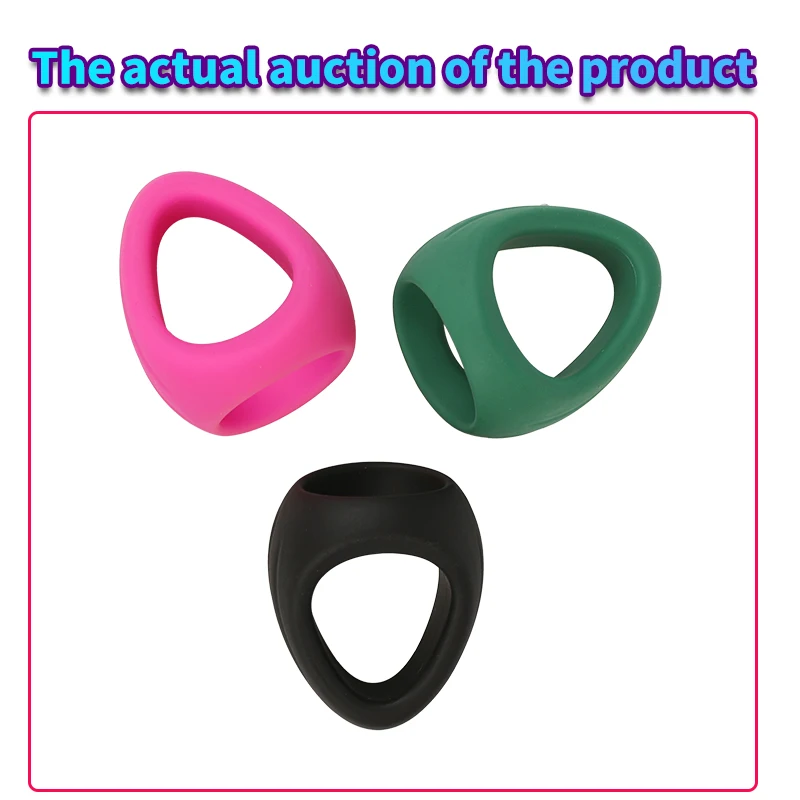 Reusable Silicone Ring Semen  Ring  Enlargement Delayed Ejaculation Sex Toys For Men_voghion.com