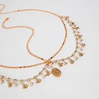 Bohemia Headband Shell Crystal Hair Accessory Chain Jewelry Women Metal Head Chain Headpiece For Party 4