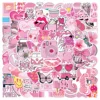 50/100PCS Pink VSCO Cute Girl Stickers Aesthetic Skateboard Laptop Guitar Graffiti Luggage Sticker Waterproof Decal Toys 1