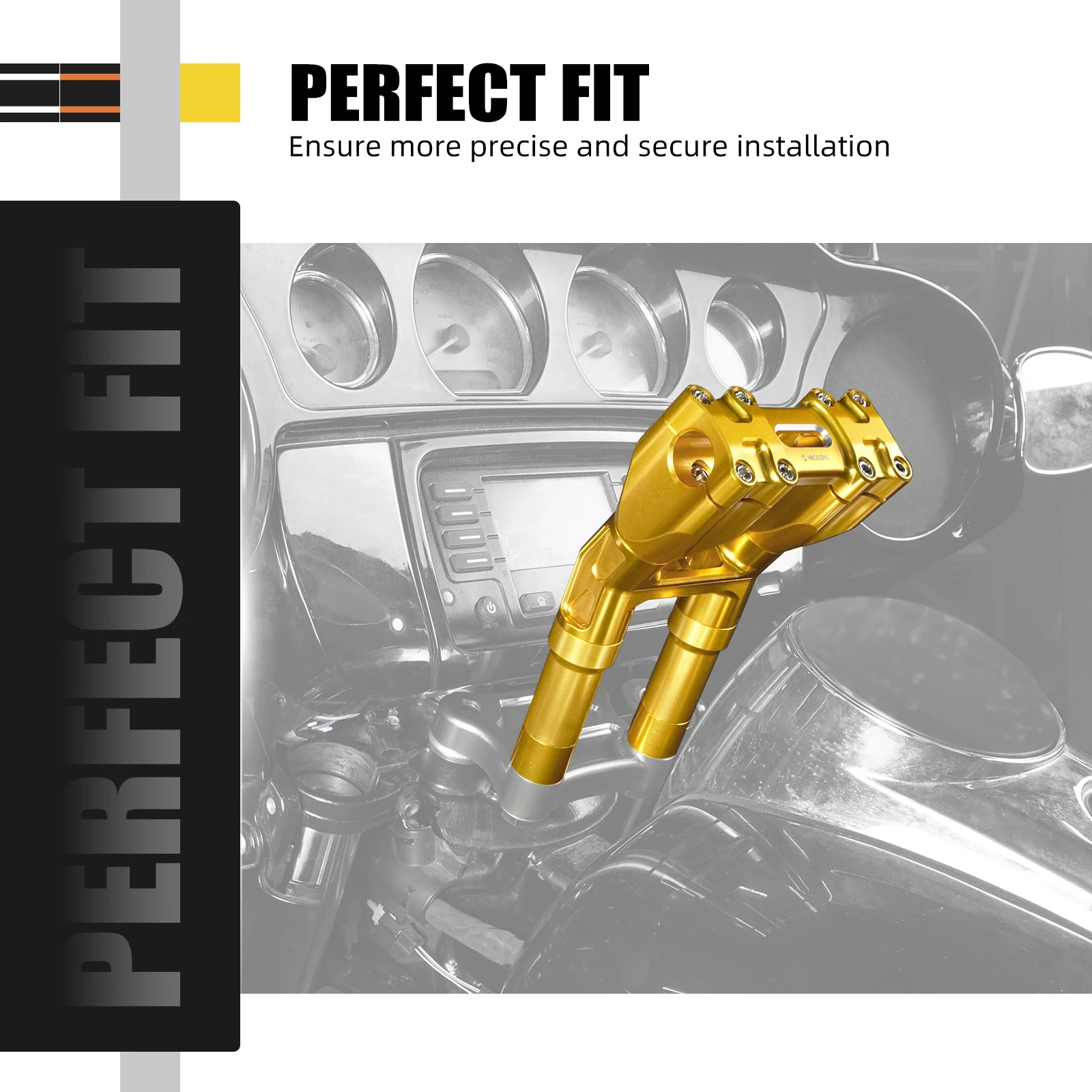 Für Harley Street Glide FLHX 2006-2023 Kickback-Lenkererhöhung 8"/ 7"/6"/5" Road King Electra Glide 1-1/8" Lenker – Detail 21