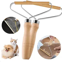 Portable Manual Hair Removal Agent Carpet Wool Coat Clothes Shaver Brush Tool Depilatory Ball Knitting Plush Double-Sided Razor 1