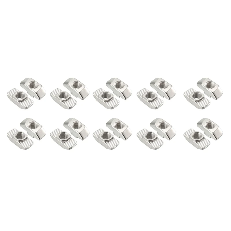 

20PCS T Nuts Kit M8 Hammer Head T-Nuts Connector Assortment For T-Slot