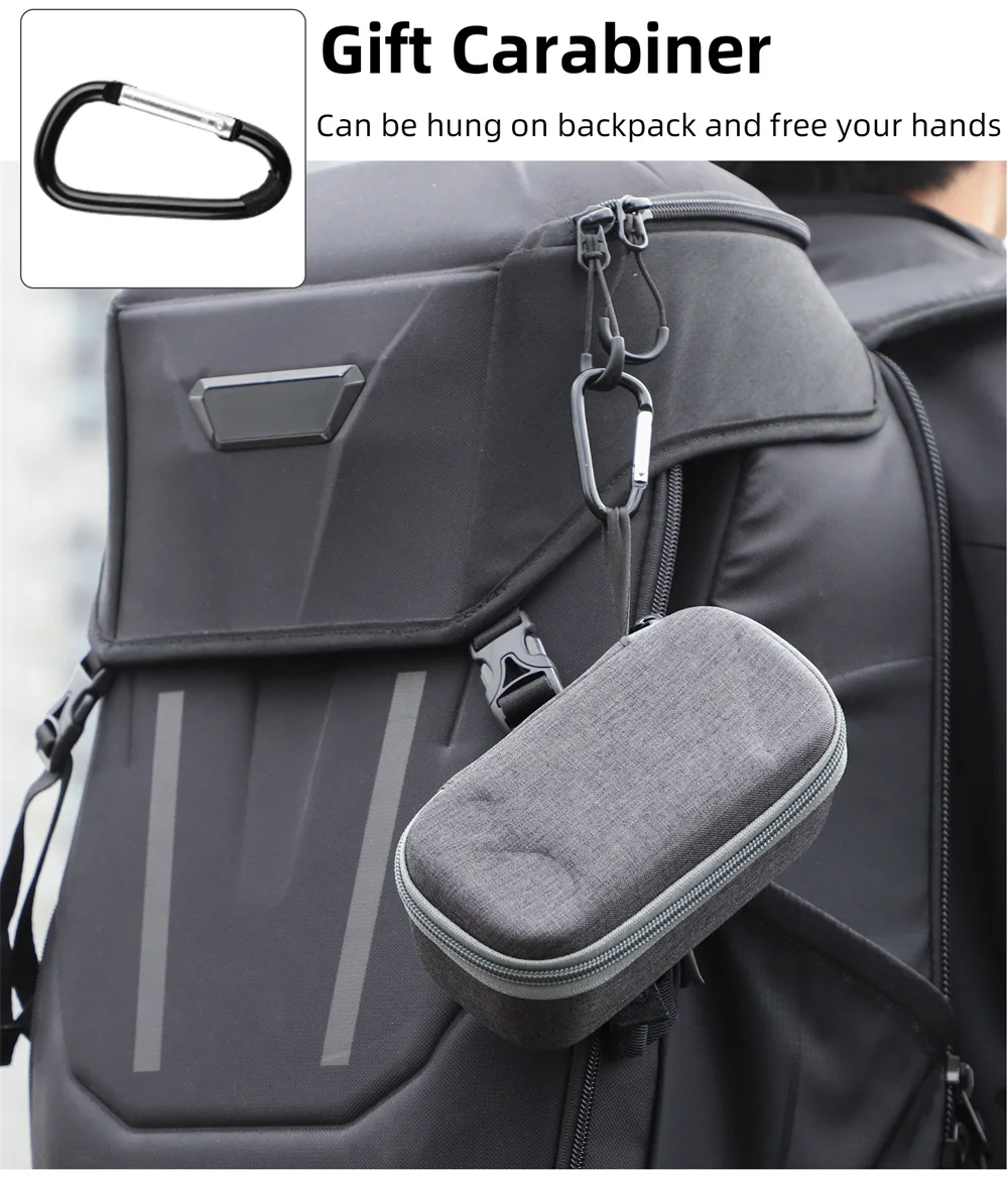 Portable Storage Bag Mini Carrying Case For DJI Mic 2/1 Outdoor Traveling Wireless Microphone Storage Bag Portable Carrying Case