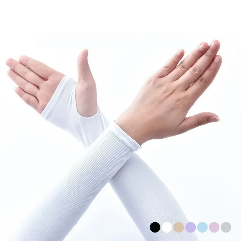 Arm Sleeves Unisex Sun UV Protection Sports For Running Fishing Cycling Ski