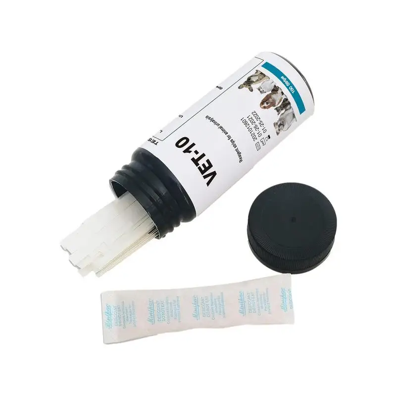 

Pet Urine Testing Strips 10 In 1 Urinalysis Parameter Tests For Monitoring Pet Health 100pcs Quick Results Urine Test Strips