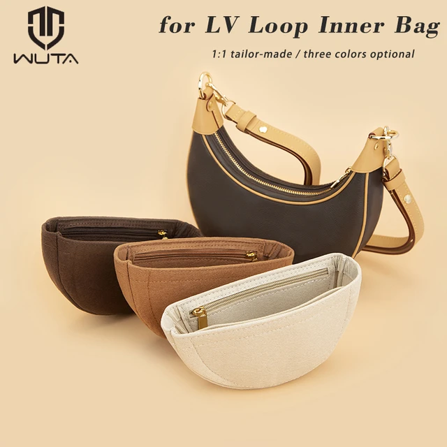 WUTA Felt Insert Bag Organizer For LV Loop Moon Inner Bag Makeup