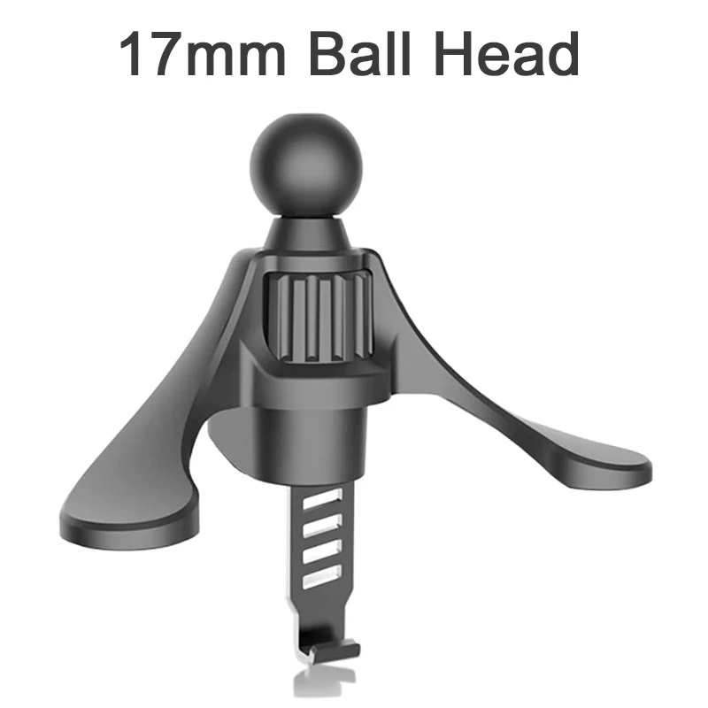 Upgrade Car Air Vent Clip 17mm Ball Head for Car Air Outlet Phone Holder Stand Magnetic Car Mobile Phone GPS Bracket Accessories
