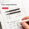 M&G 10pcs Gel Pen Refills 0.5mm Black Large Capacity ST Tip Signature Pen Refill for Students Exam Office 5