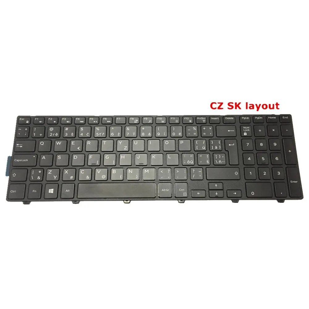

Laptop New for Dell Inspiron 15 3000 15-5000 Series 3541 3542 3551 3558 5542 5547 5551 5555 5758 5557 7557 CZ SK keyboard 0PDKK0