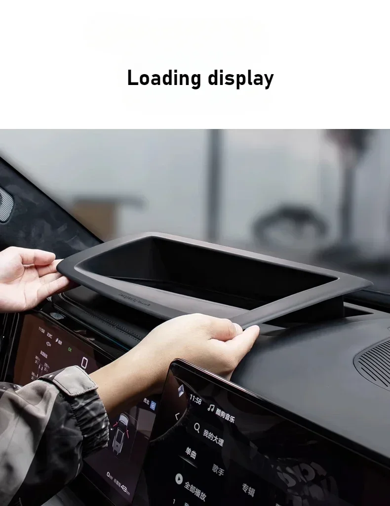 NEW Car Head Up Display Protective Frame For BYD Formula Leopard 8 Dashboard Silicone Ultra-clear Glass HUD Protective Cover detail image 10
