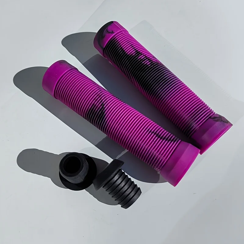 1 Paar TPR Gummi Fahrradlenkergriffe Rutschfest Stoßdämpfend Mountainbike Lenkergriff MTB BMX Fahrrad Lenker Endkappe – Detail 3