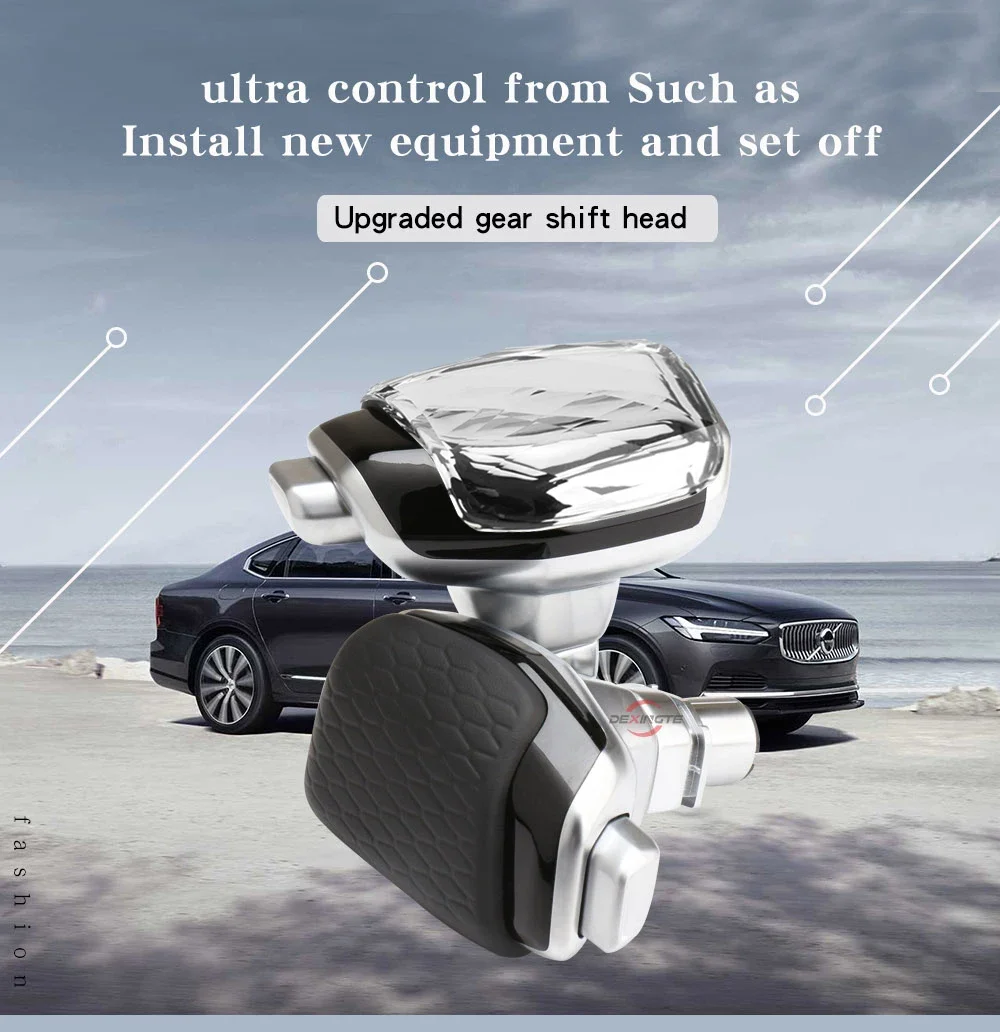 For Volvo S60 S80 V60 V70 Xc60 Xc70 Crystal Car Automatic Accessories Gear Stick