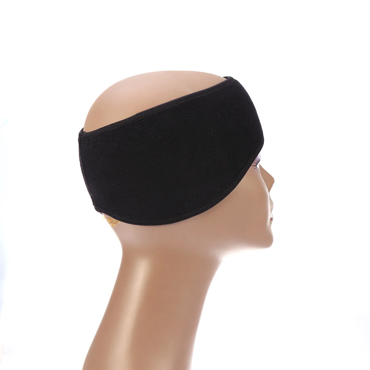 

Headband Fleece Thicker Men’s Headband/ Women’s Ponytail Earband Ear Warmer Stretch Spandex Headband for Outdoor Use