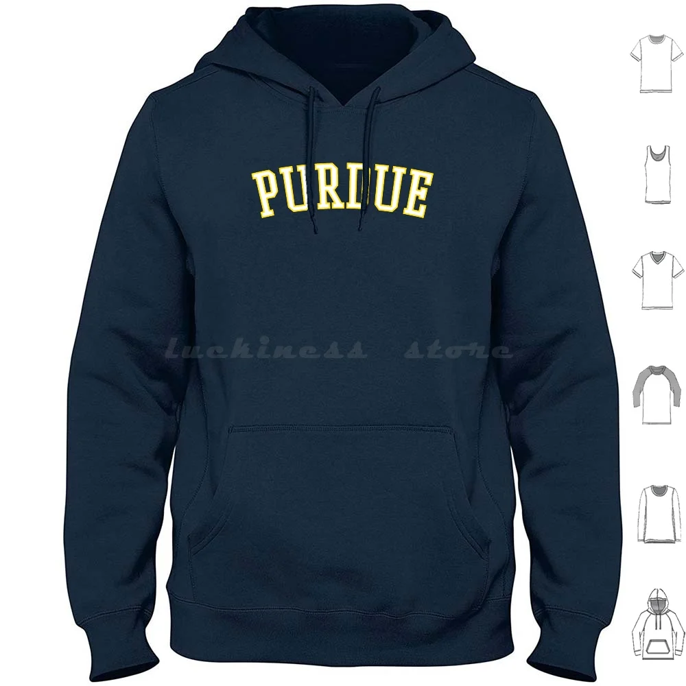thumbnail image 1 of Sudadera Purdue de algodón de manga larga Purdue Stranger Eleven Dustin Things 11 Netflix Demigorgon Upside Down Waffle Eggo Season, 1 of 5