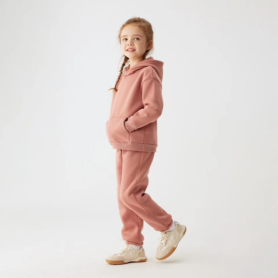 YOUYING Ensemble De Survêtement De 2 Pièces Pour Filles Et Garçons - Sweat-shirt à Capuche Et Pantalon De Jogging - Ensembles D'athlétisme Pour Enfants