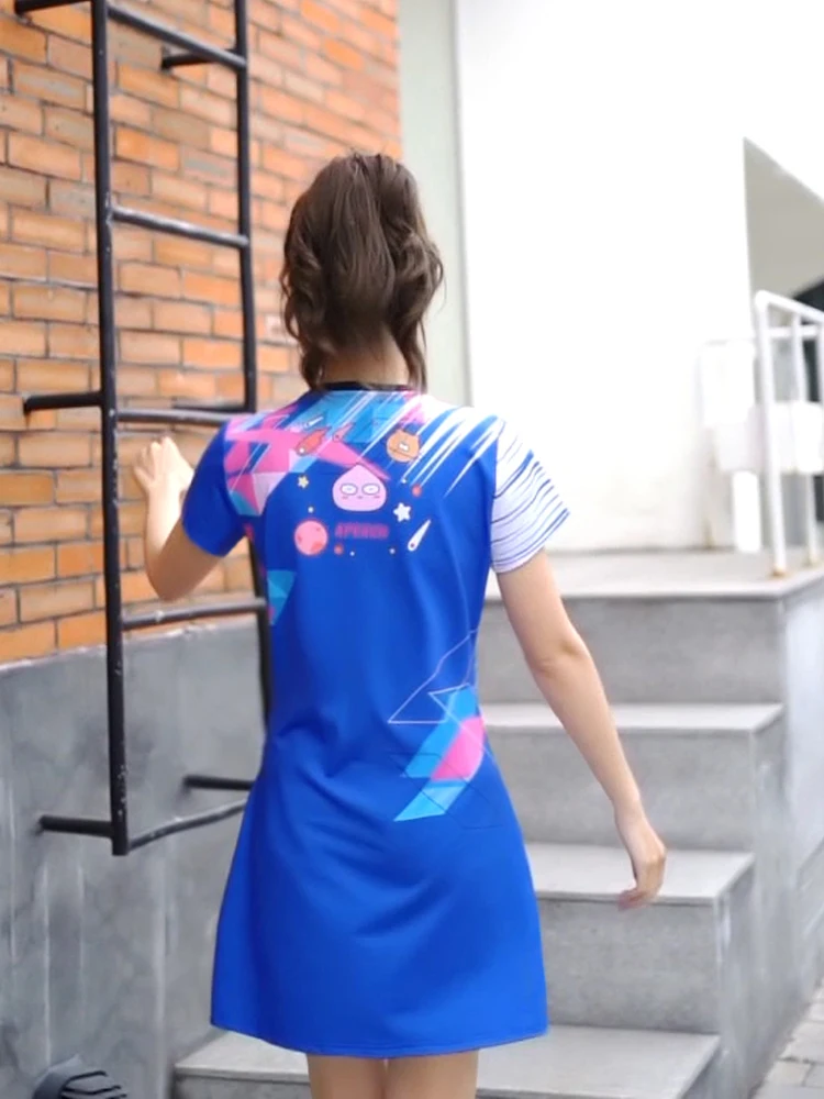 Sports dress badminton tennis golf Volleyball dresses women's badminton Casual sportswear tennis Breathable Short Sleeves