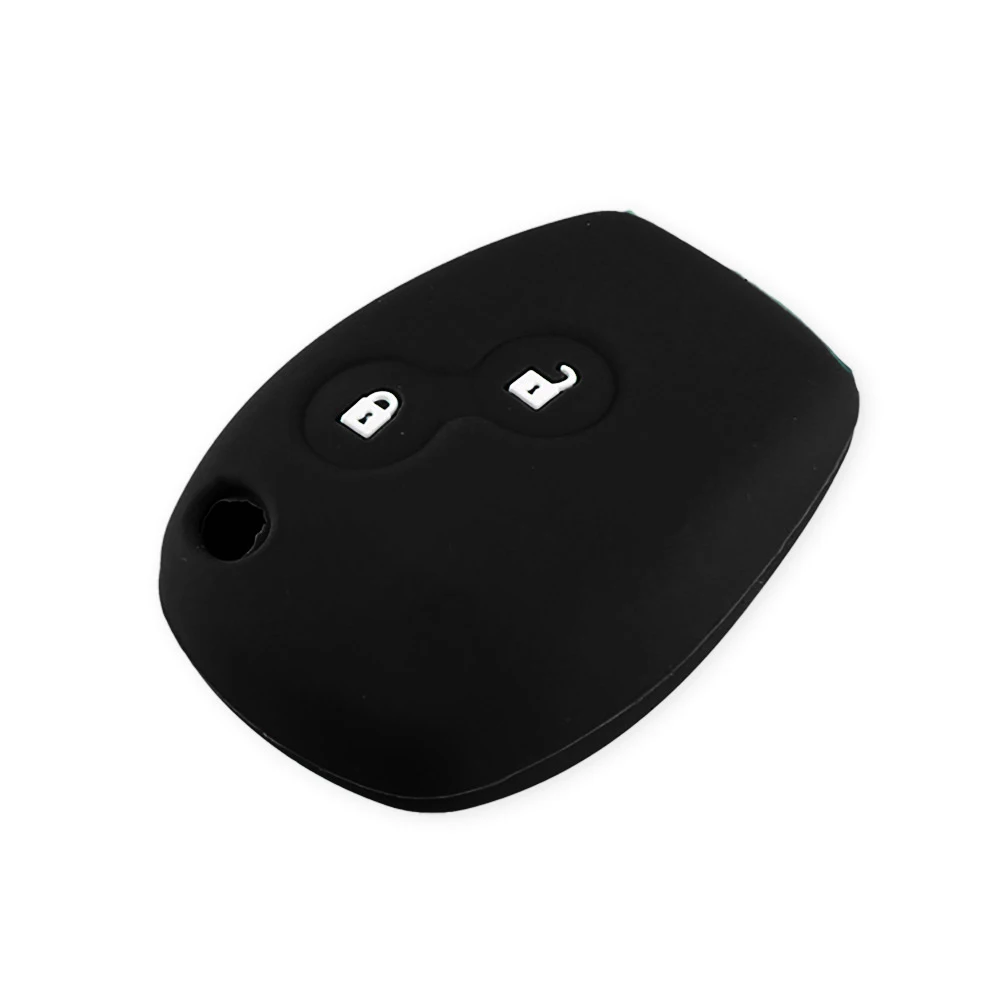 Silicone Car Key Cover Case 2 Buttons For Renault Clio Scenic Megane Duster Sandero Captur Twingo Modus