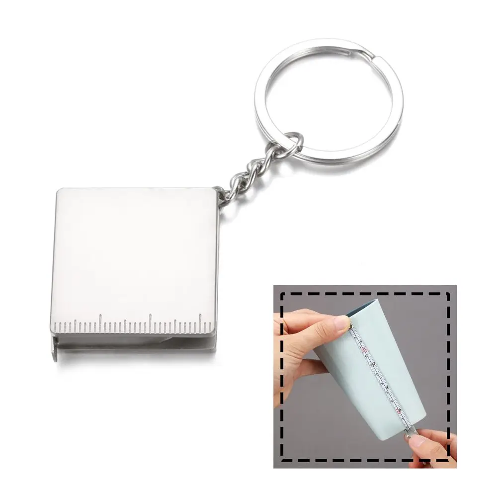 Description Picture 6 of itemMINI Tape Measures Retractable Ruler Portable Stainless Steel Keychain DIY Measure Keyring Measuring Tools Gauging Tools