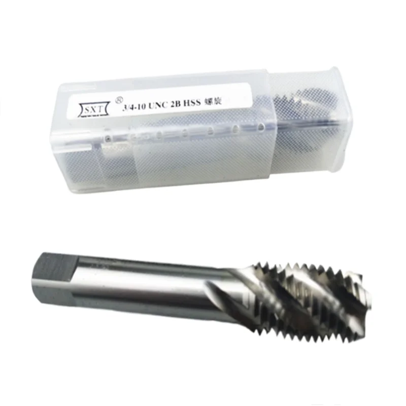 W6542 HSS American spiral groove machine tap UNC/UNF for stainless steel internal thread tapping and drilling 1pcs