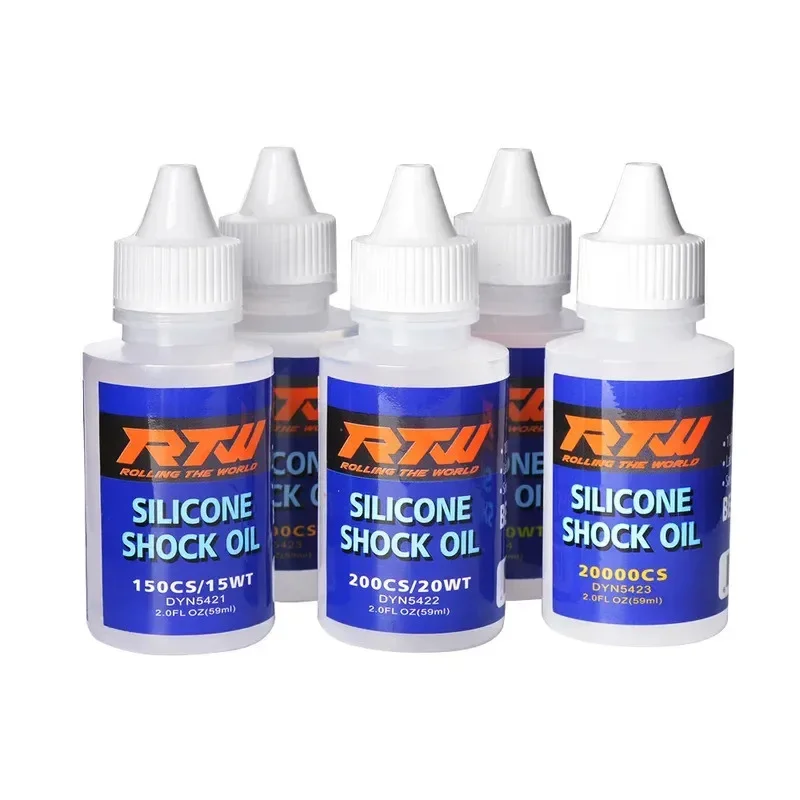 RC Car Silicone Oil 59ml RTW Shock Absorber Oil Differential Oil Lubricant for RC Remote Control Model Crawler Car Buggy Truck