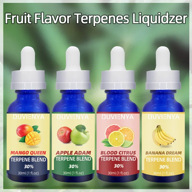 OUVIENYA New Terpenes mélanges liquideiseur avec huile d'essence de saveur de fruits comme diluant pour tous les extraits de plantes rend une cire d'huile plus lisse 1