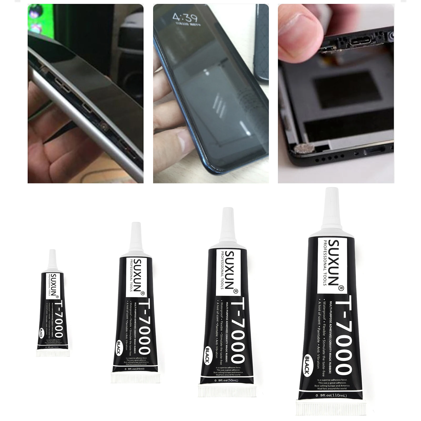 T7000B7000BlackClearDIYContactPhoneRepairGlueAdhesive