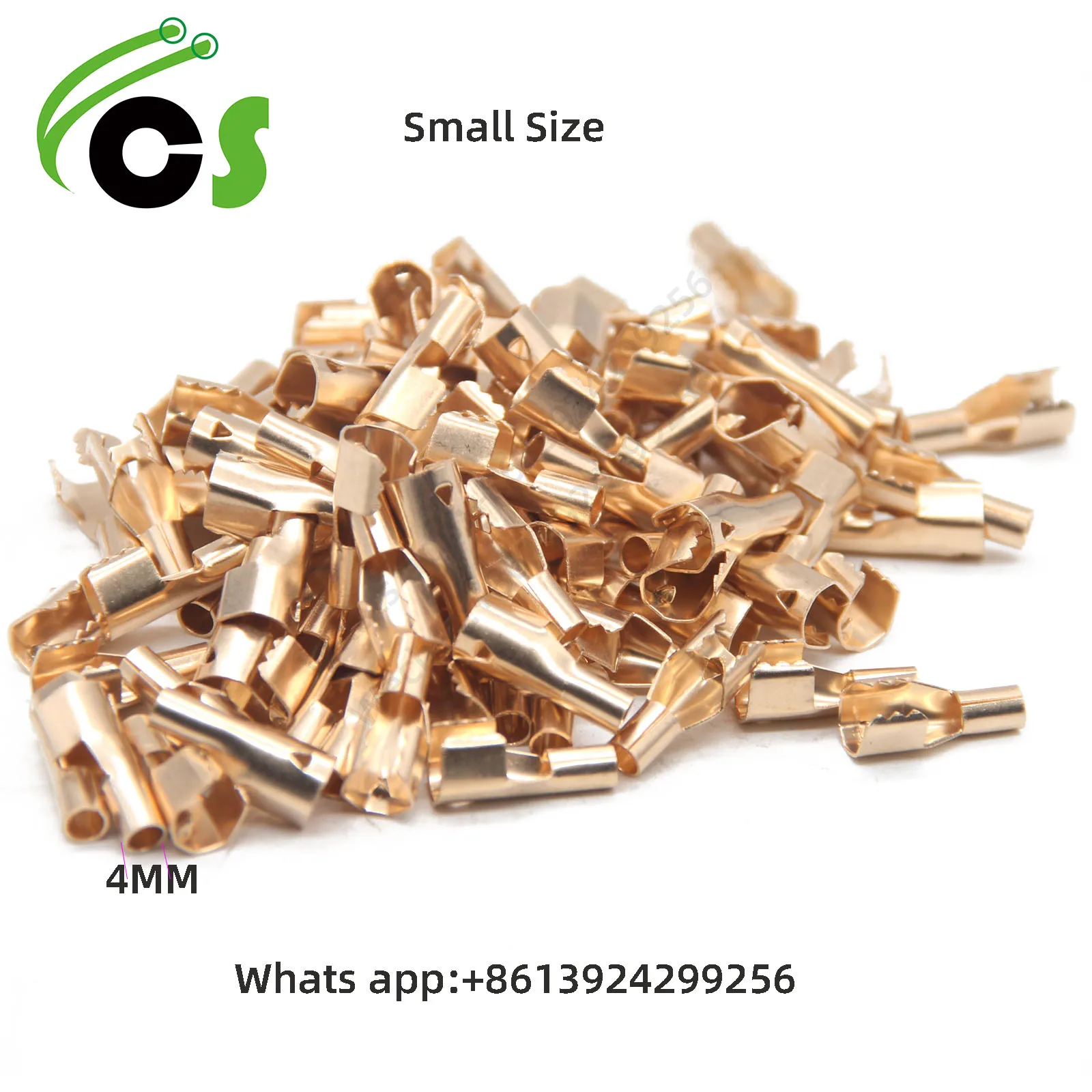 Connectors for Ignition Electrodes and Ignition Transformer Copper Connector 100PCS