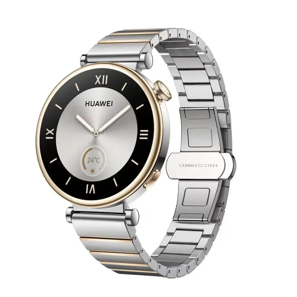 Sleek 18mm Stainless Steel Metal Watchband