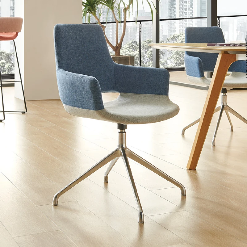 Modern Upholstered Design Coffee Shop Chair Hotel Restaurant Furniture Leather Office Chairs
