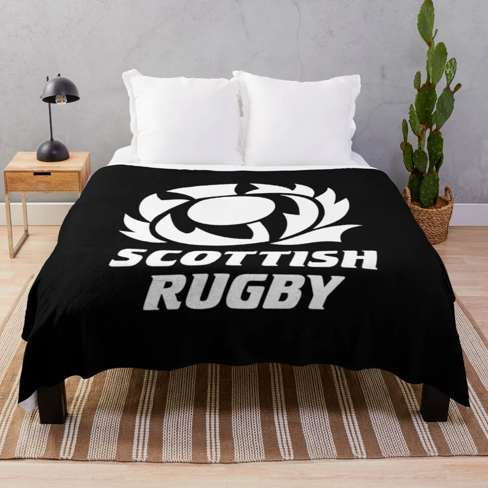 

BEST TO BUY - Scottish Rugby Throw Blanket Moving Blanket Sofa Quilt