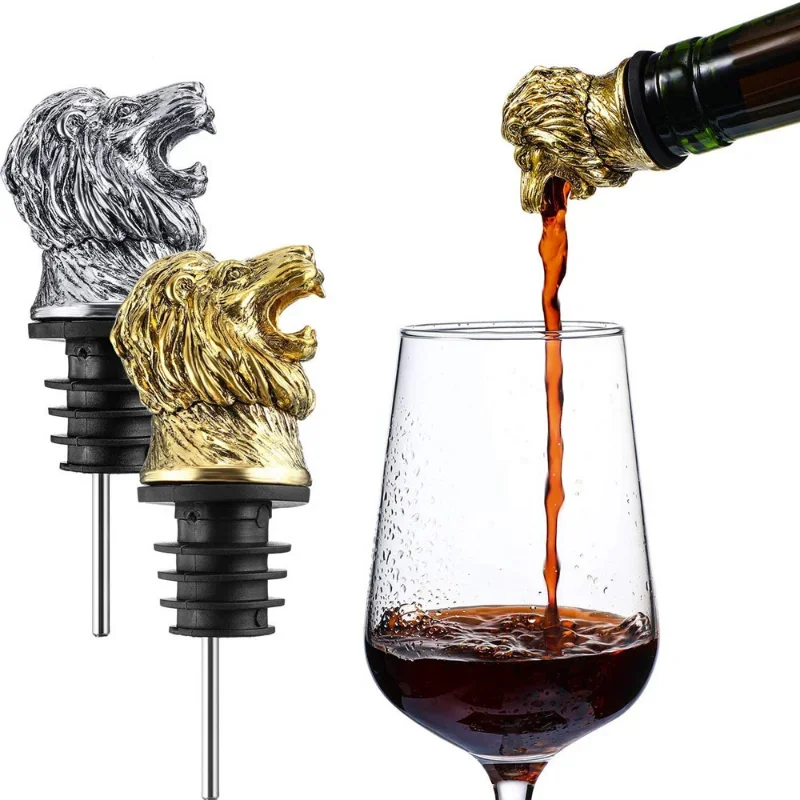 24Pcs Liquor Bottle Pourer Stainless Steel Wine Bottle Pourer With Dust
