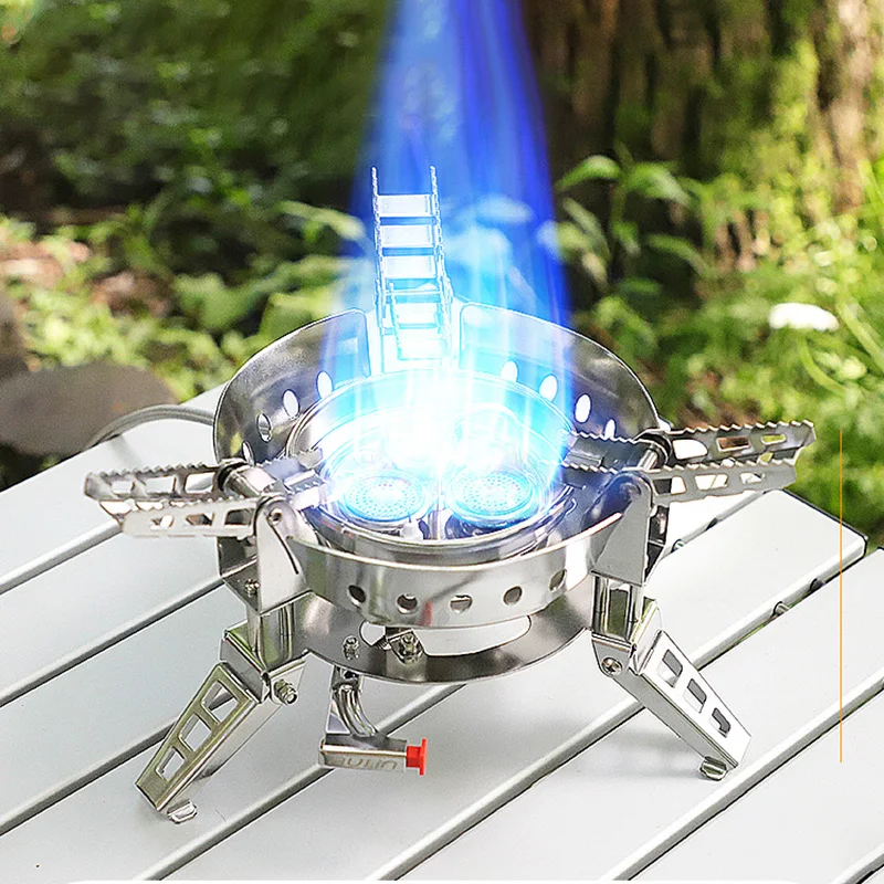 Camping Stove Portable Outdoor Stove Burner Gas Burner Mini Windproof Camp  Stove for Garden Bbq Tourism Supplies Cooking - AliExpress