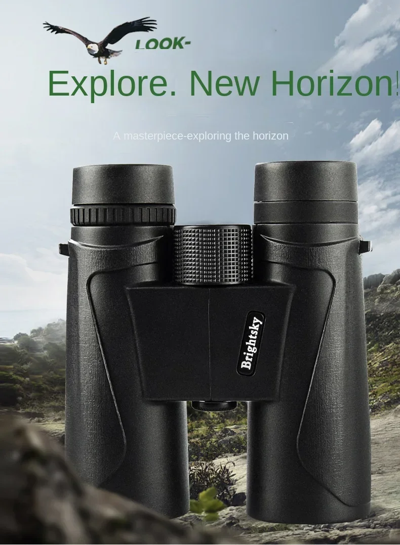 New Products Binoculars 12X42  Birdwatching Mirror Adult Telescope  High Definition Outdoor Camping Telescope 6