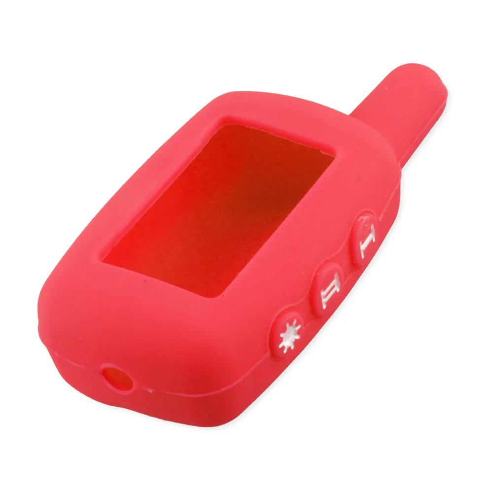 Silicone Key Case For Starline A6 A8 A9 Two Way Car Alarm LCD Remote Controller Keychain Cover Case key case car remote key car key car key shell key shell