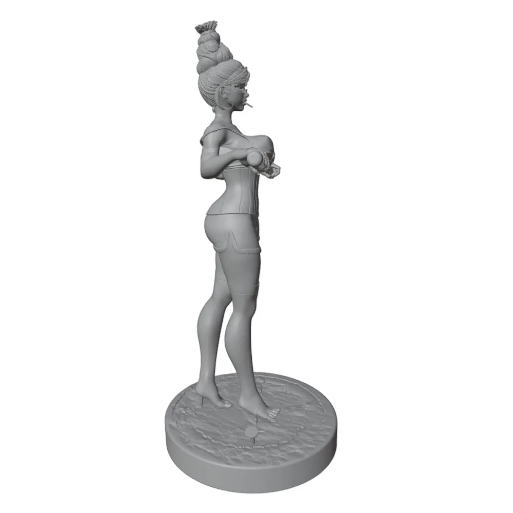 1/24 Resin Figure - Artistic Anime Character Unassembled & Unpainted Statue