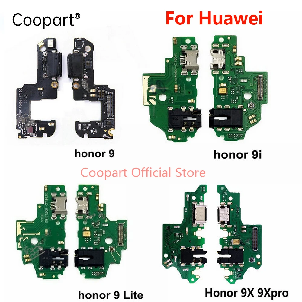 

Новый модуль док-станции для микрофона + плата USB-порта для зарядки, гибкий кабель, соединительные детали для Huawei Honor 9 9i 9X Pro Lite