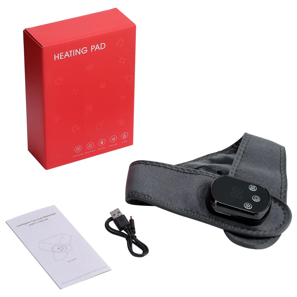 Heating Wrist Band Guard Wrap Neck Massager Vibration Ankle Wrist Massage Device