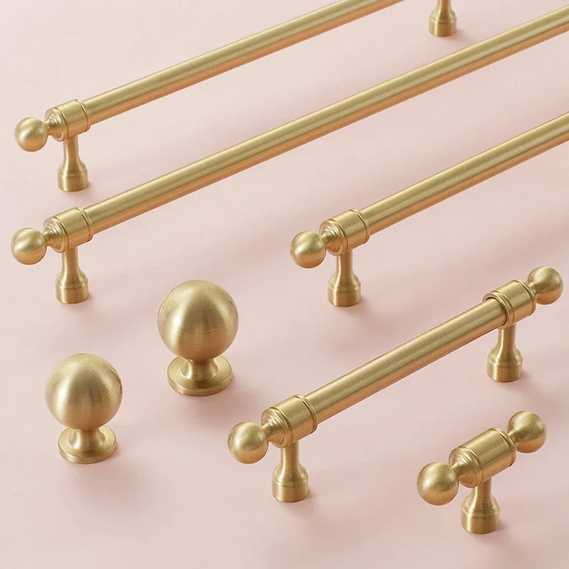 Gold Cabos de Armário para Móveis Desk Drawer Pull Porta Maçaneta Hardware Acessórios de Cozinha Atacado