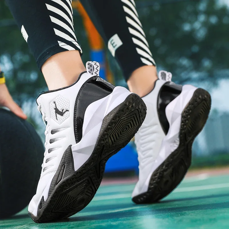 Men's and Women's Basketball Shoes Breathable Cushioning Non-Slip Wearable Sports Shoes Gym Training Athletic Basketball Sneakers basketball shoes