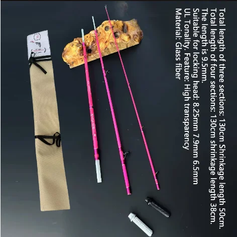 Aioushi-ガラスファイバーマルチセクショントラウトロッド,中空