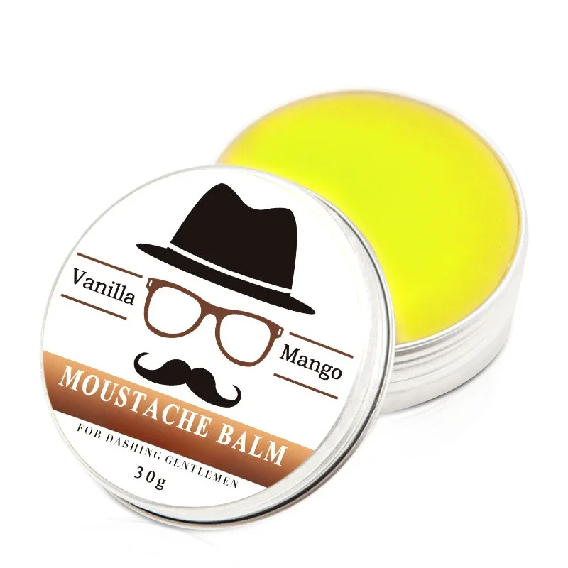 Natural Beard Balm Men Beard Oil Hair Wax Product Conditioner Organic Ingredients Mustache Moisturizing Moustache Wax