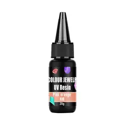 Vibrant Multicolor High - Transparency Glitter UV Epoxy Resin for DIY Jewelry and Home Décor Crafting (10)