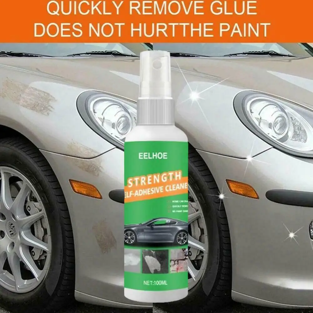 

Auto Sticker Remover Sticky Residue Remover Car Glass Label Cleaner Spray Vehicle Accessories Car Wash Supplies